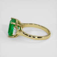 2.08 Ct. Emerald Ring, 18K Yellow Gold 4