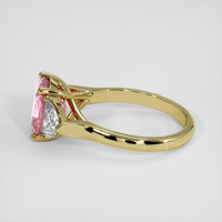 2.41 Ct. Pink Tourmaline Ring, 18K Yellow Gold 4