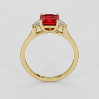1.27 Ct. Ruby Ring, 18K Yellow Gold 3