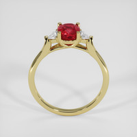 1.21 Ct. Ruby Ring, 18K Yellow Gold 3