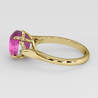 5.11 Ct. Pink Sapphire Ring, 18K Yellow Gold 4