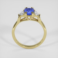 1.49 Ct. Blue Sapphire Ring, 18K Yellow Gold 3