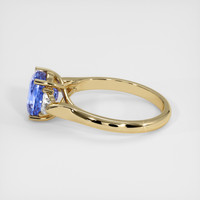 2.77 Ct. Blue Sapphire Ring, 18K Yellow Gold 4
