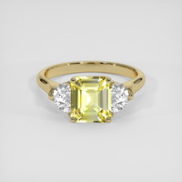 2.24 Ct. Yellow Sapphire Ring, 18K Yellow Gold 1