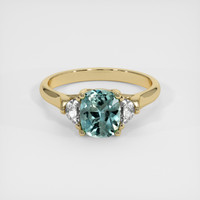 1.26 Ct. Sapphire Ring, 18K Yellow Gold 1
