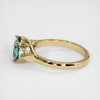 1.26 Ct. Sapphire Ring, 18K Yellow Gold 4