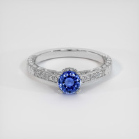 0.77 Ct. Sapphire Ring, Platinum 950 1