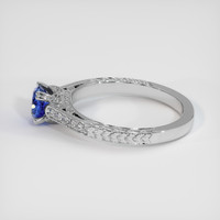 0.77 Ct. Sapphire Ring, Platinum 950 4