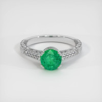 0.99 Ct. Emerald Ring, Platinum 950 1