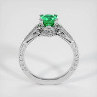 0.64 Ct. Emerald Ring, Platinum 950 3