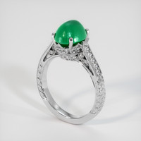 2.78 Ct. Emerald Ring, Platinum 950 2
