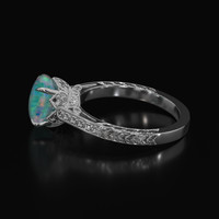 1.36 Ct. Gemstone Ring, Platinum 950 4