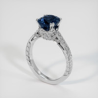 3.00 Ct. Bi Color Sapphire Ring, Platinum 950 2