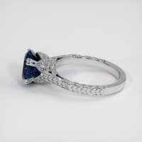 3.00 Ct. Bi Color Sapphire Ring, Platinum 950 4