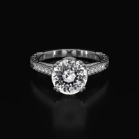 3.06 Ct. Sapphire Ring, Platinum 950 1
