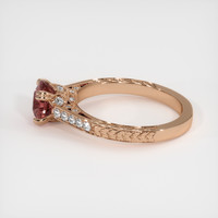 1.22 Ct. Sapphire Ring, 14K Rose Gold 4