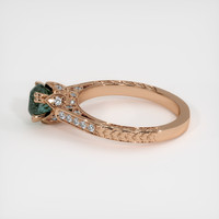 1.09 Ct. Sapphire Ring, 14K Rose Gold 4
