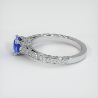 1.14 Ct. Sapphire Ring, 14K White Gold 4
