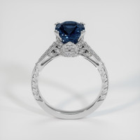 3.00 Ct. Bi Color Sapphire Ring, 14K White Gold 3