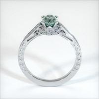 0.80 Ct. Sapphire Ring, 14K White Gold 3