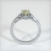 0.94 Ct. Green Sapphire Ring, 14K White Gold 3