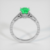 1.23 Ct. Emerald Ring, 18K White Gold 3