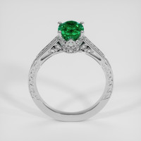 1.31 Ct. Emerald Ring, 18K White Gold 3