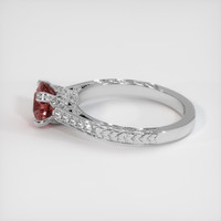 1.22 Ct. Sapphire Ring, 18K White Gold 4