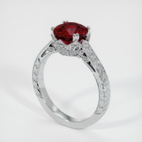 Ruby Ring 1.66 Ct., 18K White Gold Preview