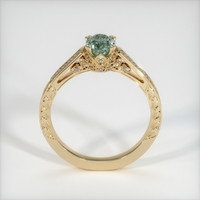 0.84 Ct. Sapphire Ring, 14K Yellow Gold 3
