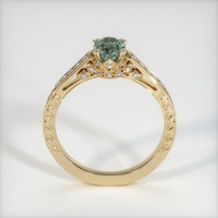 0.70 Ct. Sapphire Ring, 14K Yellow Gold 3