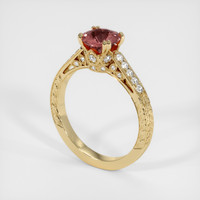 1.22 Ct. Sapphire Ring, 18K Yellow Gold 2