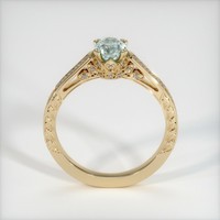 0.67 Ct. Sapphire Ring, 18K Yellow Gold 3