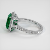 3.32 Ct. Emerald Ring, Platinum 950 4