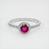 Ruby Ring 0.43 Ct. Platinum 950 Preview