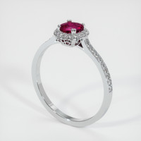 Ruby Ring 0.43 Ct. Platinum 950 Preview
