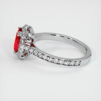 1.54 Ct. Ruby Ring, Platinum 950 4