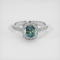 0.88 Ct. Sapphire Ring, Platinum 950 1