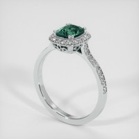 0.88 Ct. Sapphire Ring, Platinum 950 2