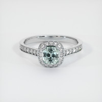 0.89 Ct. Sapphire Ring, Platinum 950 1