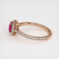 1.45 Ct. Sapphire Ring, 14K Rose Gold 4