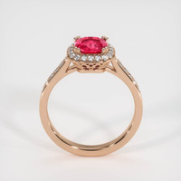 1.21 Ct. Padparadscha Sapphire Ring, 14K Rose Gold 3