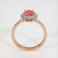 1.07 Ct. Sapphire Ring, 14K Rose Gold 3
