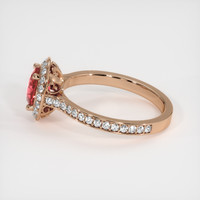 1.07 Ct. Sapphire Ring, 14K Rose Gold 4