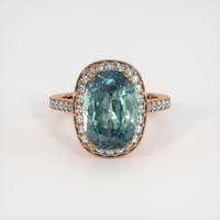 7.47 Ct. Sapphire Ring, 14K Rose Gold 1