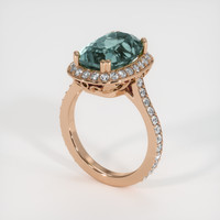 7.47 Ct. Sapphire Ring, 14K Rose Gold 2