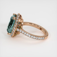 7.47 Ct. Sapphire Ring, 14K Rose Gold 4