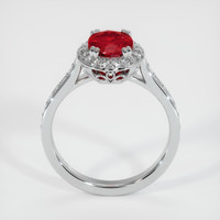 2.04 Ct. Ruby Ring, 10K White Gold 3