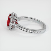 2.04 Ct. Ruby Ring, 10K White Gold 4