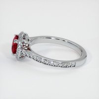 1.49 Ct. Ruby Ring, 10K White Gold 4